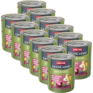 Animonda GranCarno Superfoods - говеждо + червено цвекло 12 x 800 г