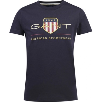 Gant Archive Shield Ss T-shirt modrá