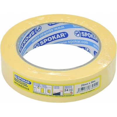 Spokar maskovacia páska interiérová 25 mm x 50 m 24h/60°C