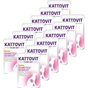 KATTOVIT Diabetes пастет с пиле 12 x 85 г