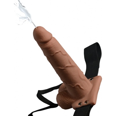 Pipedream Fetish Fantasy Series 7" Squirting Hollow Strap-On telový