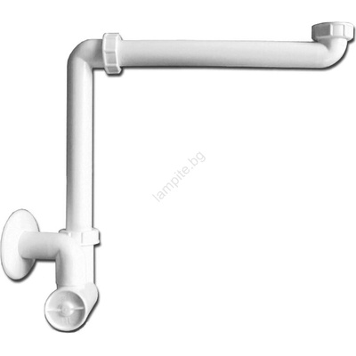 Jika h8942460000001 - Бял сифон за мивка cubito dn40 (lf0168)