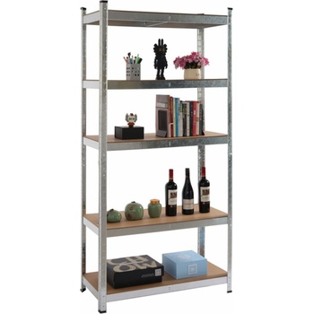 RFG Стелаж RFG, метален, с 5 рафта, 900 х 400 х 1800 mm, MDF, до 175 kg