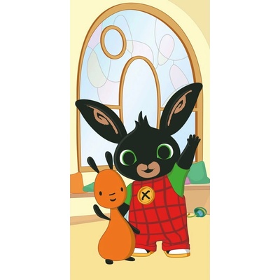 Jerry Fabrics Dětská osuška KRÁLÍČEK BING Hoppity 70 x 140 cm – Zbozi.Blesk.cz