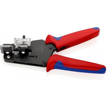 KNIPEX Клещи заголващи прецизни, жило Ø1.5-6мм, синьо-червена ръкохватка 195мм, с отваряща пружина, - K121211 (K121211)