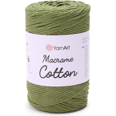 Yarn Art Macrame Cotton 787 olivově zelená