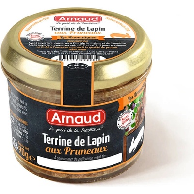 Arnaud Terrine de Lapin aux Pruneaux Králičia terina so sušenými slivkami 90 g