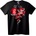 NOONEBRAND Тениска Сърце с Бодлива Тел - 7XL, Black