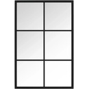 Image 1 of vidaXL Огледало за стена, черно, 60x40 см, метал (342205)