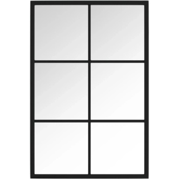 Image 1 of vidaXL Огледало за стена, черно, 60x40 см, метал (342205)