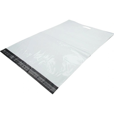Plastová obálka s uchom, šírka 360 mm, dĺžka 630 mm, klopa 45 mm, 50 my, v balení 50 ks/bal.