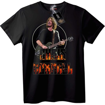 NOONEBRAND Тениска Chris Cornell с огън - M, Black