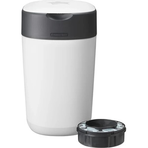 Tommee Tippee Twist & Click White кош за пелени + касета за кош