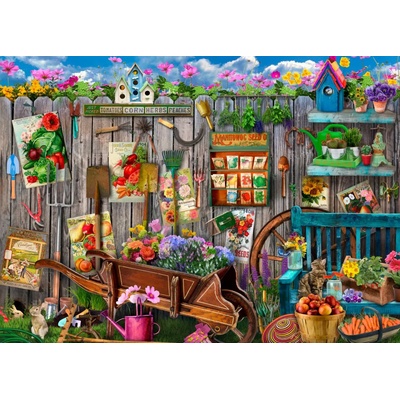 Bluebird Puzzle - Puzzle Garden Tool Fence - 500 piese