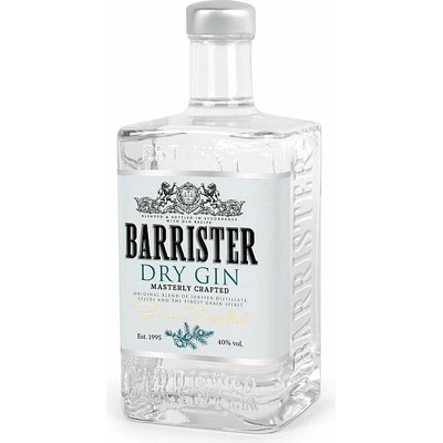 Barrister Dry Gin 40% 0,7 l (holá láhev)