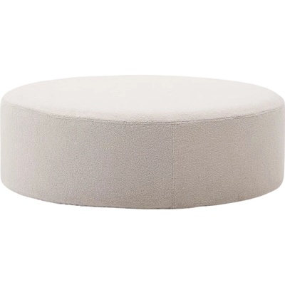 Kave Home Béžový bouclé taburet Kaeli 120 cm