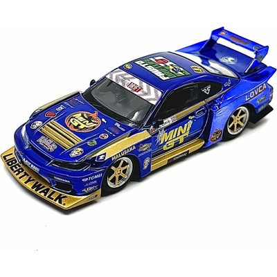 Nissan LB-Super Silhouette S15 SILVIA #555 Team MINI GT Liberty Walk 2025 Formula Drift Halloween Special 1:64