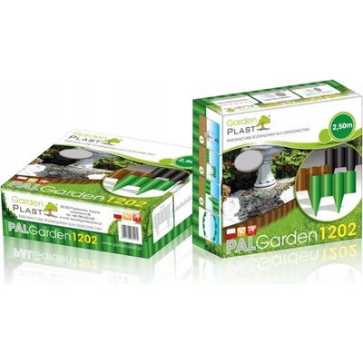 Gardenplast Zahradní palisáda Palgarden 12,5 cm / 2,5 m hnědá 10 ks