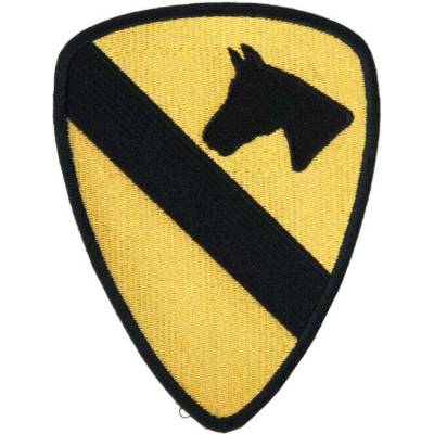 Nášivka: Divize jízdní 1. (First Cavalry) žlutá | černá