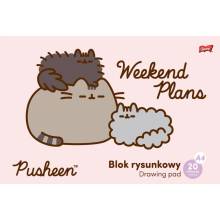 Majewski Blok na kreslenie A4 20 listov Pusheen