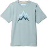 Columbia Детска спортна тениска Columbia Kid's Tech Trail Utility S/S Graphic Crew Sport shirt - Crushed Blue / Energetic - размер XXS (704-5865-0311)