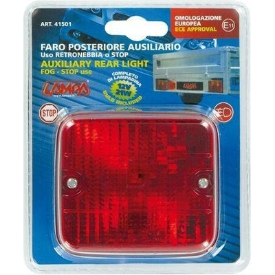 LAMPA (ITALY) Zadní mlhové světlo červené 70x80mm, 41501 – Hledejceny.cz