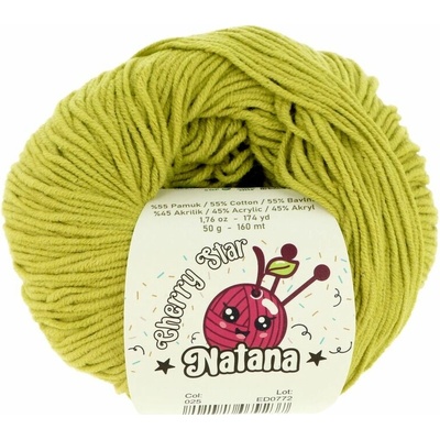 Natana Cherry Star 025 svetlo zelená