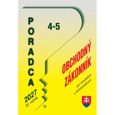 Poradca č. 4-5 / 2027 - Obchodný zákonník – zákon s komentárom