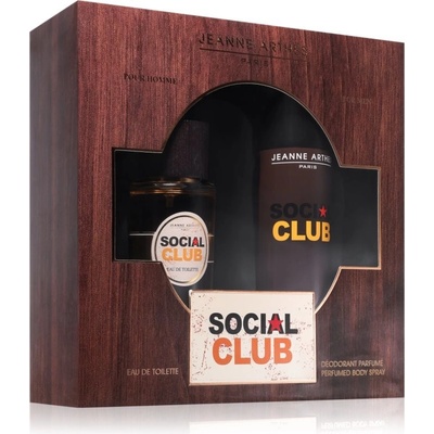 Jeanne Arthes Social Club EDT 100 ml + deospray 200 ml
