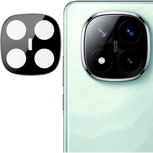 Techsuit Протектор за камера за Xiaomi Redmi Note 14 Pro+ 5G - Пълно стъкло за камера - Черен