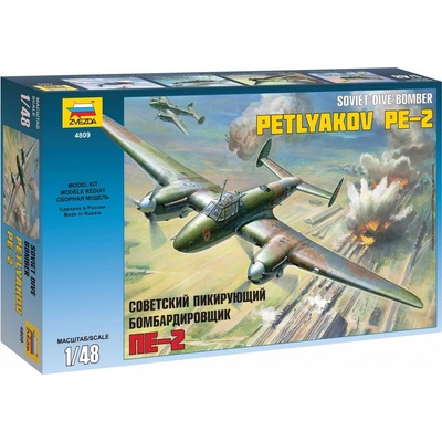 Zvezda Model Kit Petljakov Pe 2 4809 1:48