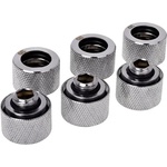 Alphacool Комплект фитинги Alphacool HT 16mm - G1/4, 90°, Хром, 6-pack (AC-1012843) - xtreme