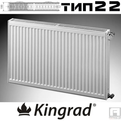 KORADO Панелен Радиатор КИНГРАД тип 22, 400x1800 - 2507W ΔT60 (KK224001800)