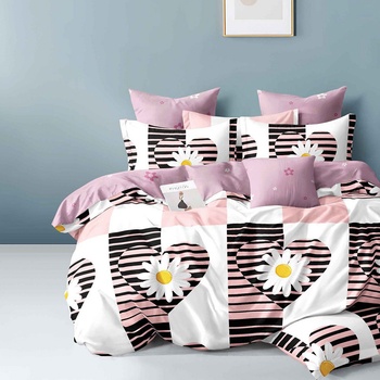 EmonaMall Двулицево спално бельо EmonaMall, 6 части - Модел S19050 (S19050-12000d)