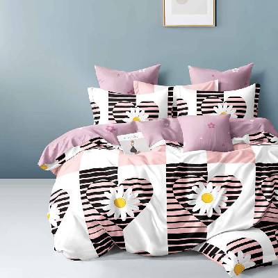 EmonaMall Двулицево спално бельо EmonaMall, 6 части - Модел S19050 (S19050-12000d)