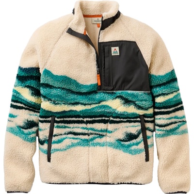 Passenger Мъжки поларен елек Passenger Offroad Recycled Sherpa 1/2 Zip Fleece 2.0 Fleece jumper - Reflection Birch (005-7042-0111)