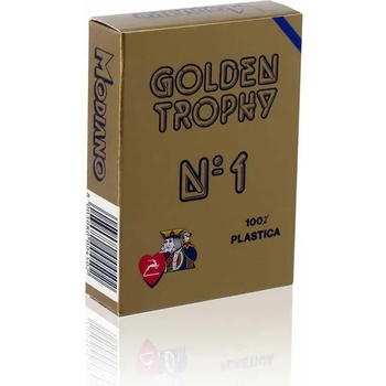 Modiano Пластични карти за игра Golden Trophy - син гръб
