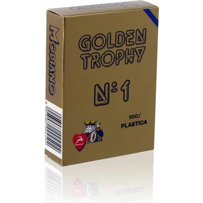 Modiano Пластични карти за игра Golden Trophy - син гръб
