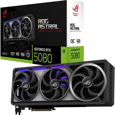 Asus ROG Astral GeForce RTX 5080 16GB GDDR7 90YV0LV0-M0NA00