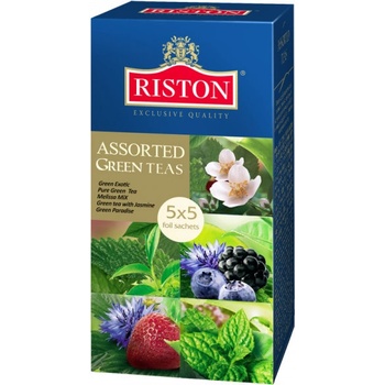 Riston GREEN kolekce zelených čajů 25 ks