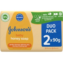 Johnsons Baby Honey toaletné mydlo pre deti 2 x 90 g