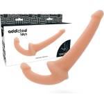 Страплес дилдо, меко на допир, 26см. - Addicted Toys Dildo Flesh (D-222063)