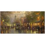 TopMebel Картина на платно " Wet Streets" TopMebel дигитален печат 140x70x3cm