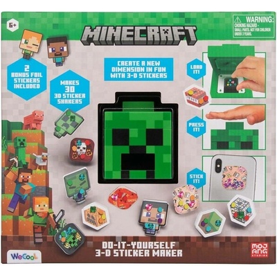 3D sada na výrobu samolepek Minecraft