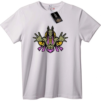 NOONEBRAND Тениска Анубис Рок Бог - 5XL, White