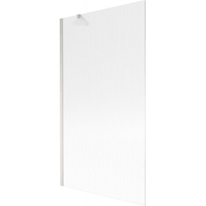 Mexen Next сгъваем параван за баня с 1 крило 100 x 150 cm, шарки, матиран никел - 895-100-000-00-09-97 (895-100-000-00-09-97)