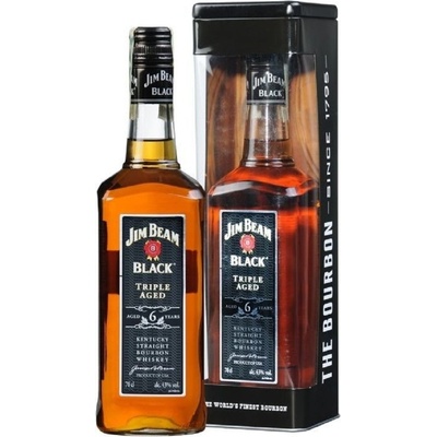 Jim Beam Black 43% 0,7 l (holá láhev)