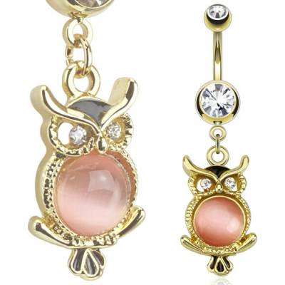 Marre piercing do pupíku sova HWGDPN13218