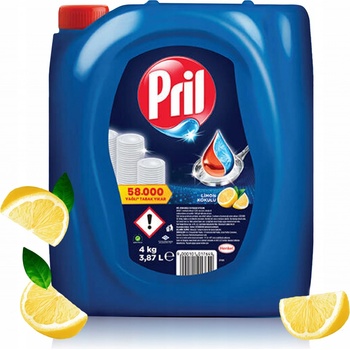 Pril Tekutý prostriedok na umývanie riadu Citrón 3,8 l