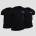 GymBeam Tениска Basic 3Pack Black XXXL - 3pack